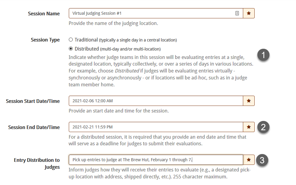 Setup Each Session
